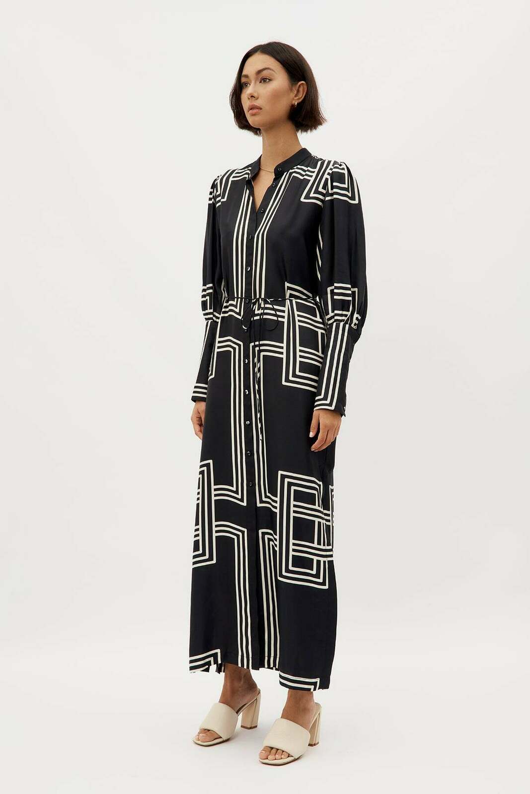 GS Ginger & Smart Walk The Line Shirt Dress