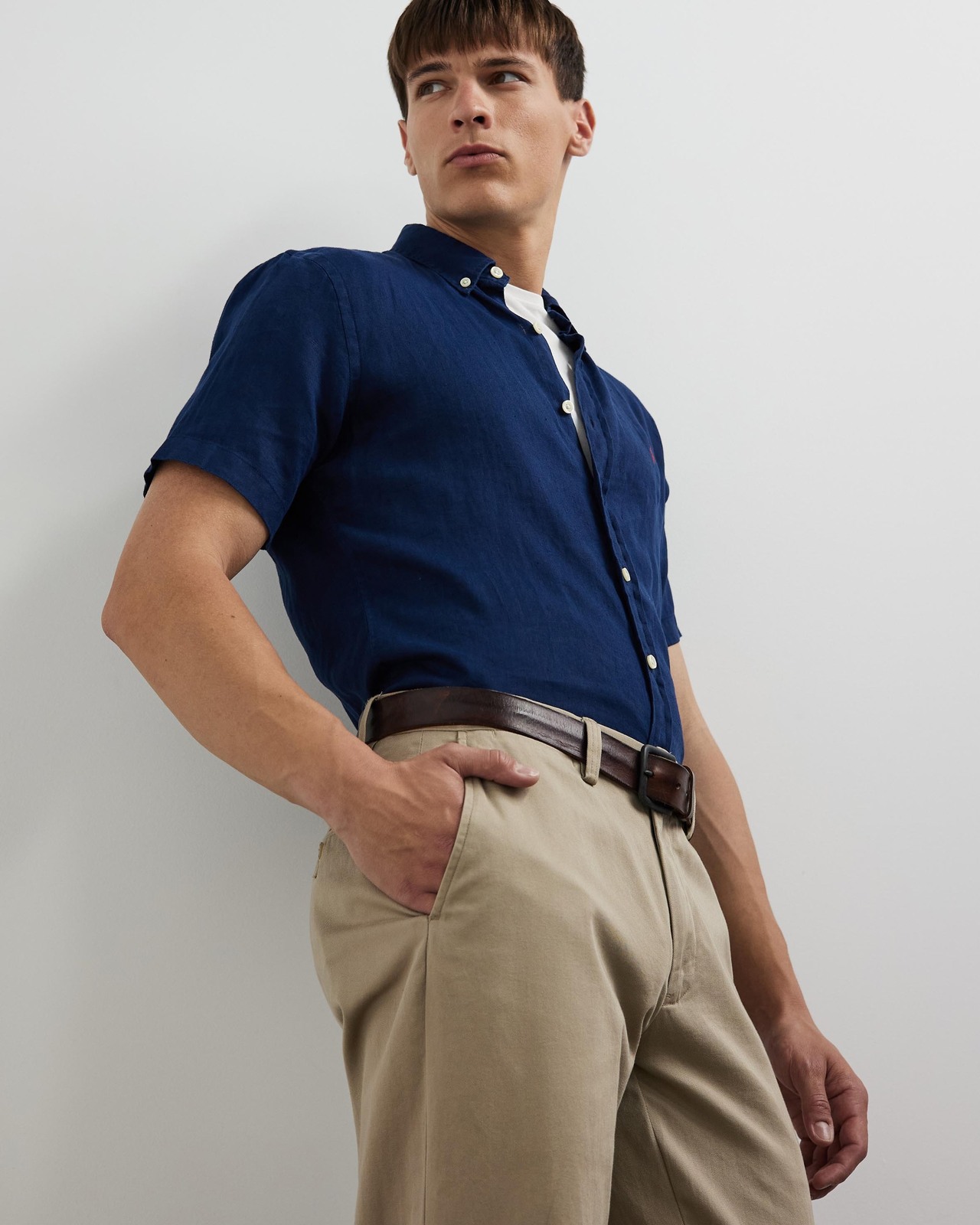 Linen Short Sleeve Sport Shirt