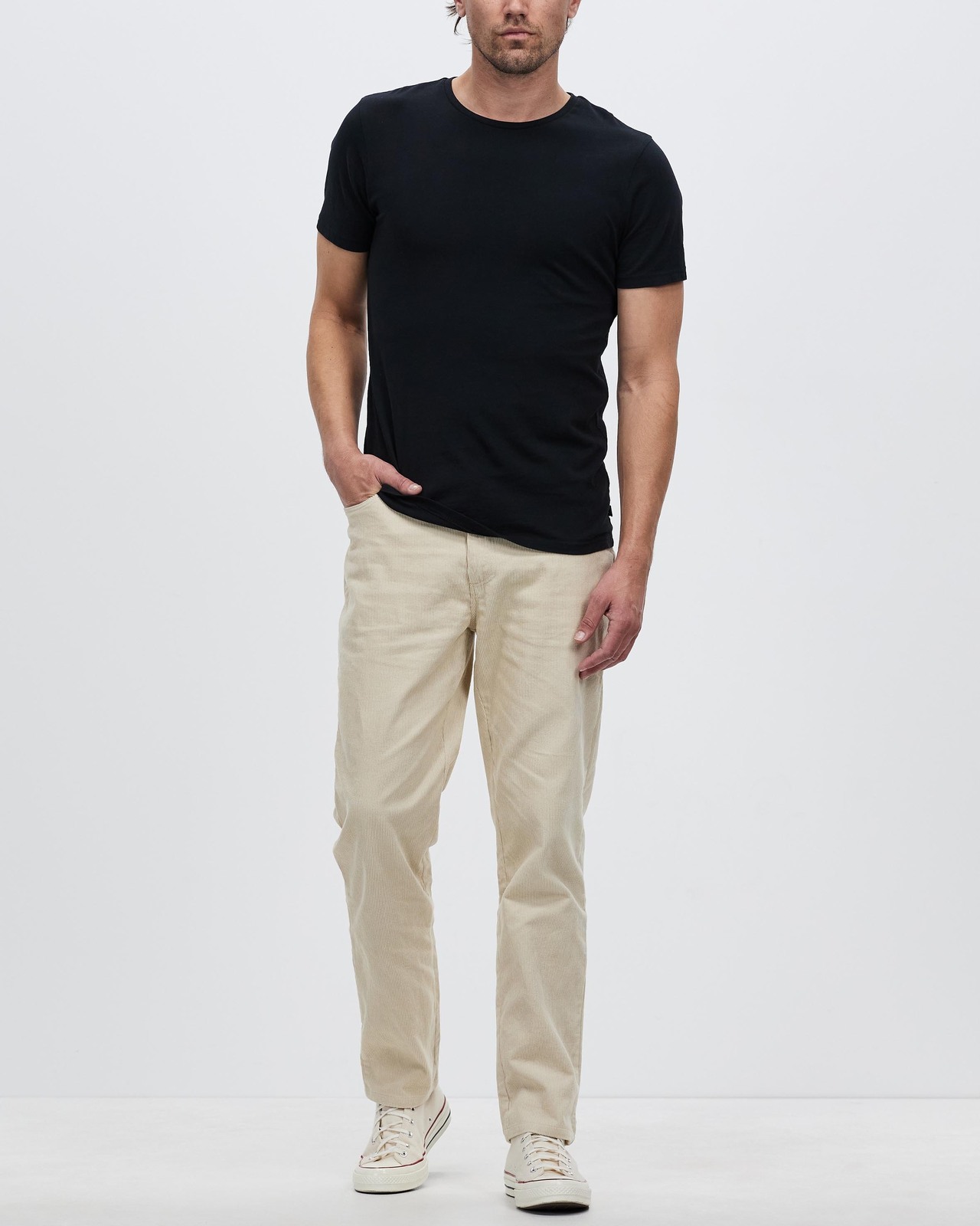 Straight Fit Cord Pants
