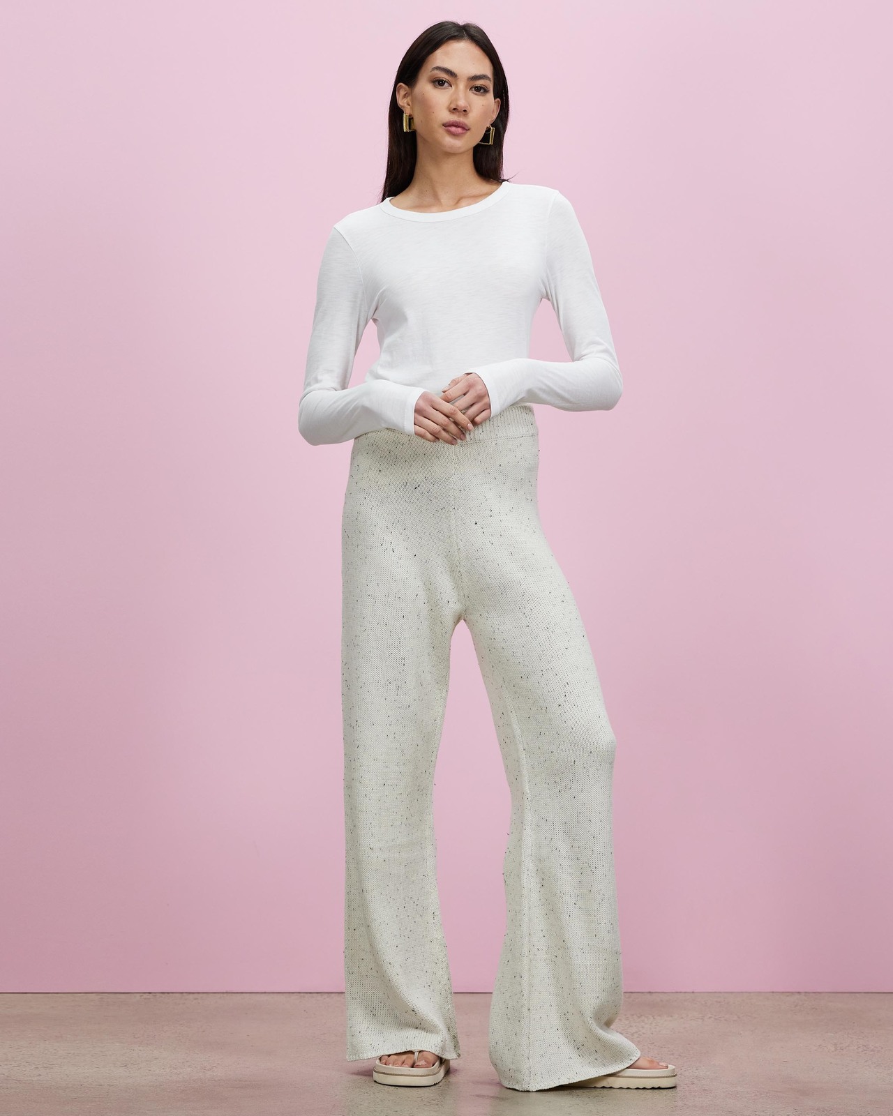 Yuri Speckle Knit Pants