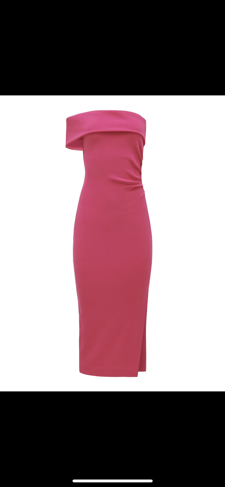 strapless open back dress Nicky Long Sleeve Tiered Midi Dress Pink Floral main image 1