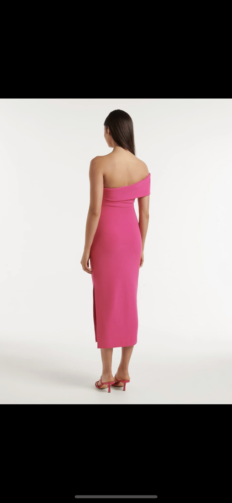 Anna One Shoulder body con Dress