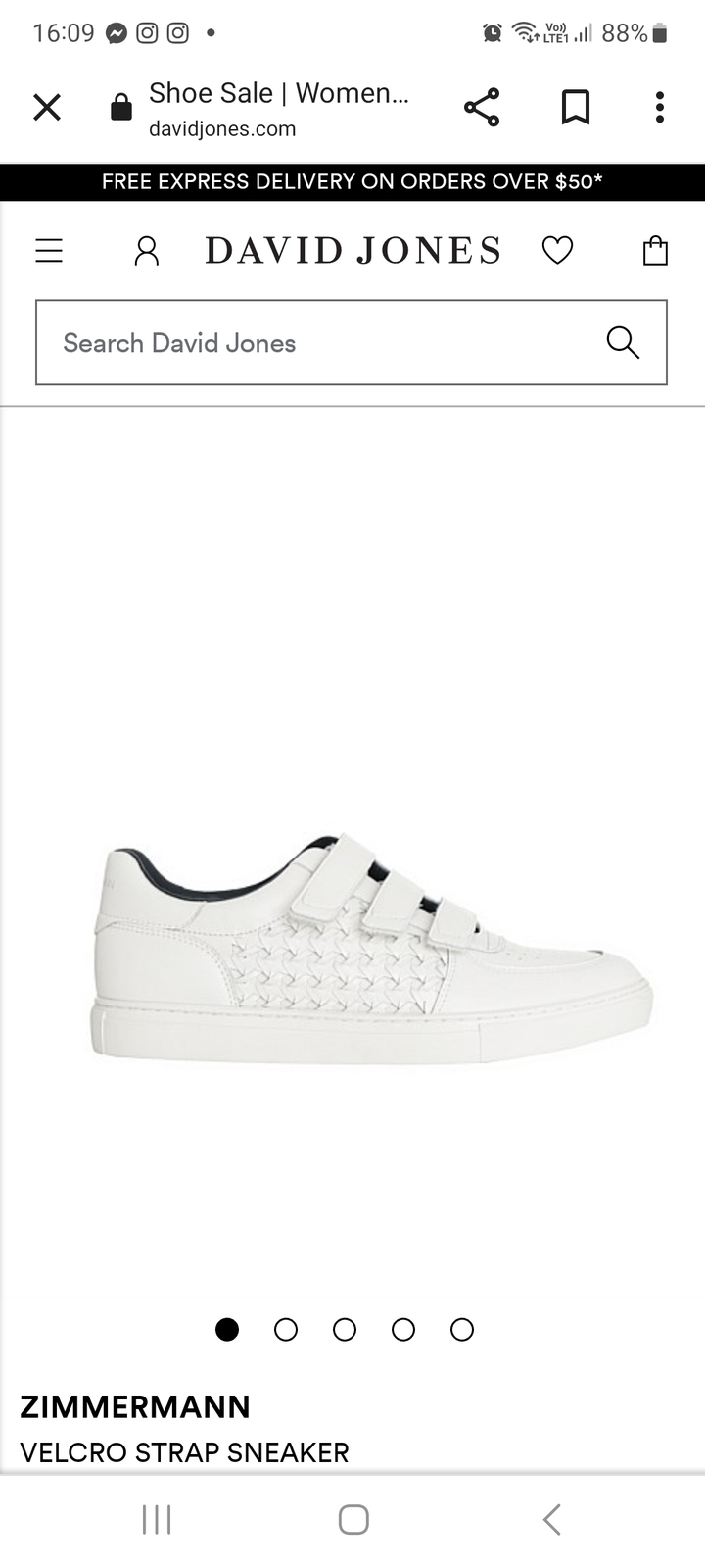 Low Top Velcro Sneaker