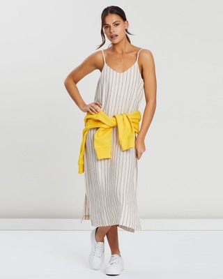 Assembly Label Linen Slip Dress - AirRobe