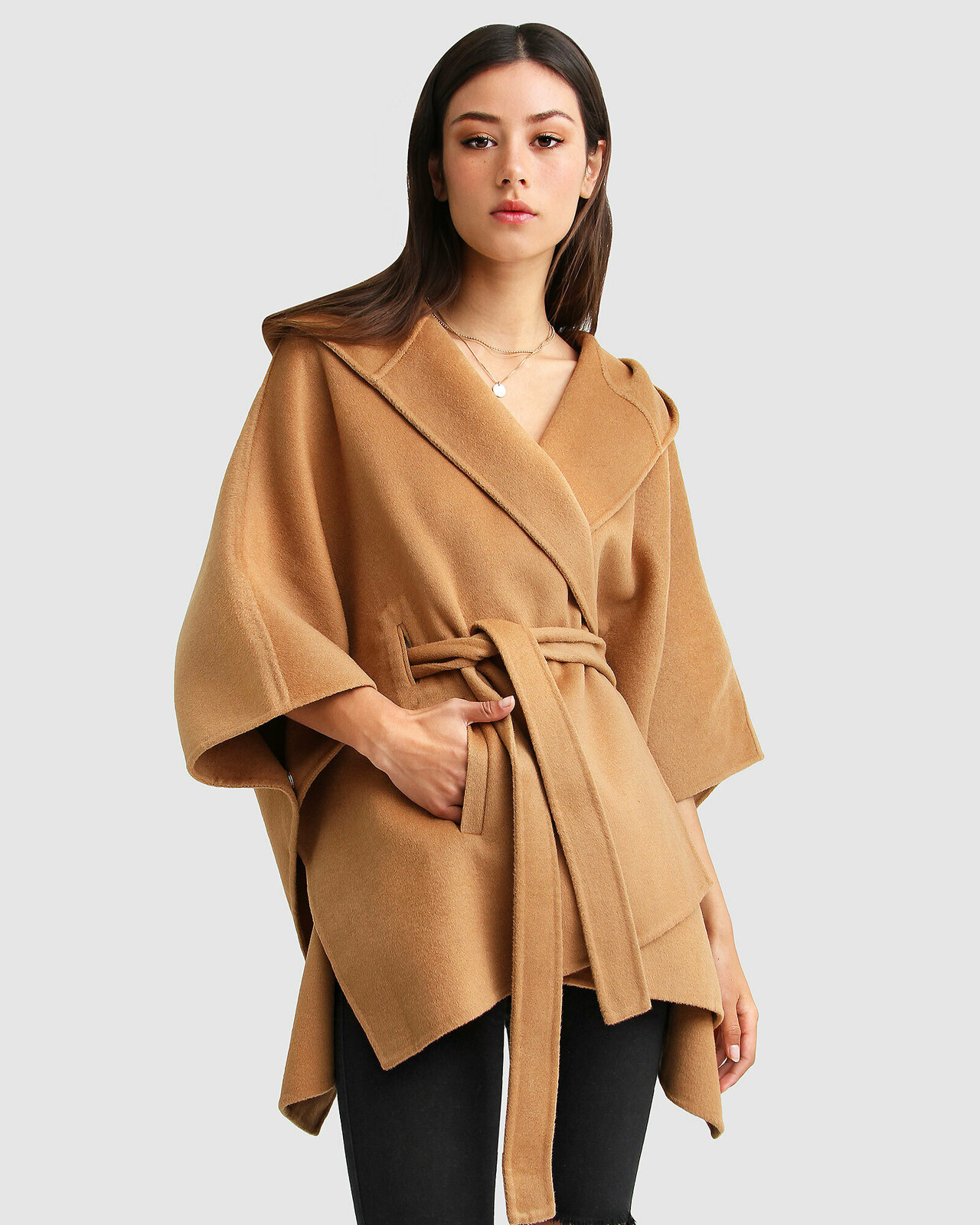 Jackson Landing Wool Blend Cape Coat