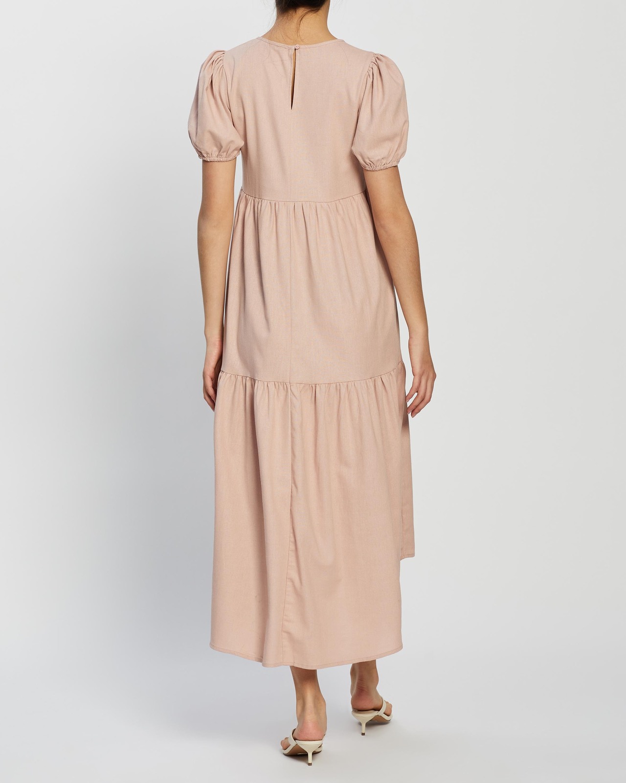 Jada Linen Blend Midi Dress