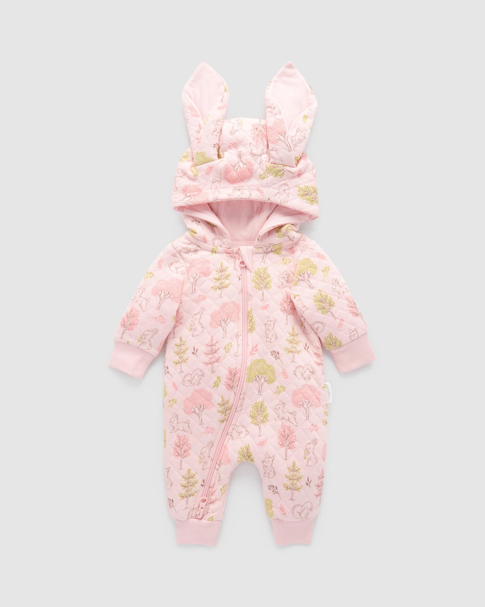 Purebaby Bunny Quilted Growsuit - Babies - AirRobe