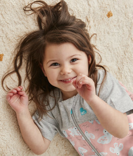 NEW Love To Dream™ Organic Sleep Suit 1.0 TOG Pink Doves