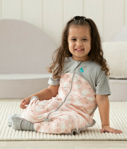 NEW Love To Dream™ Organic Sleep Suit 1.0 TOG Pink Doves