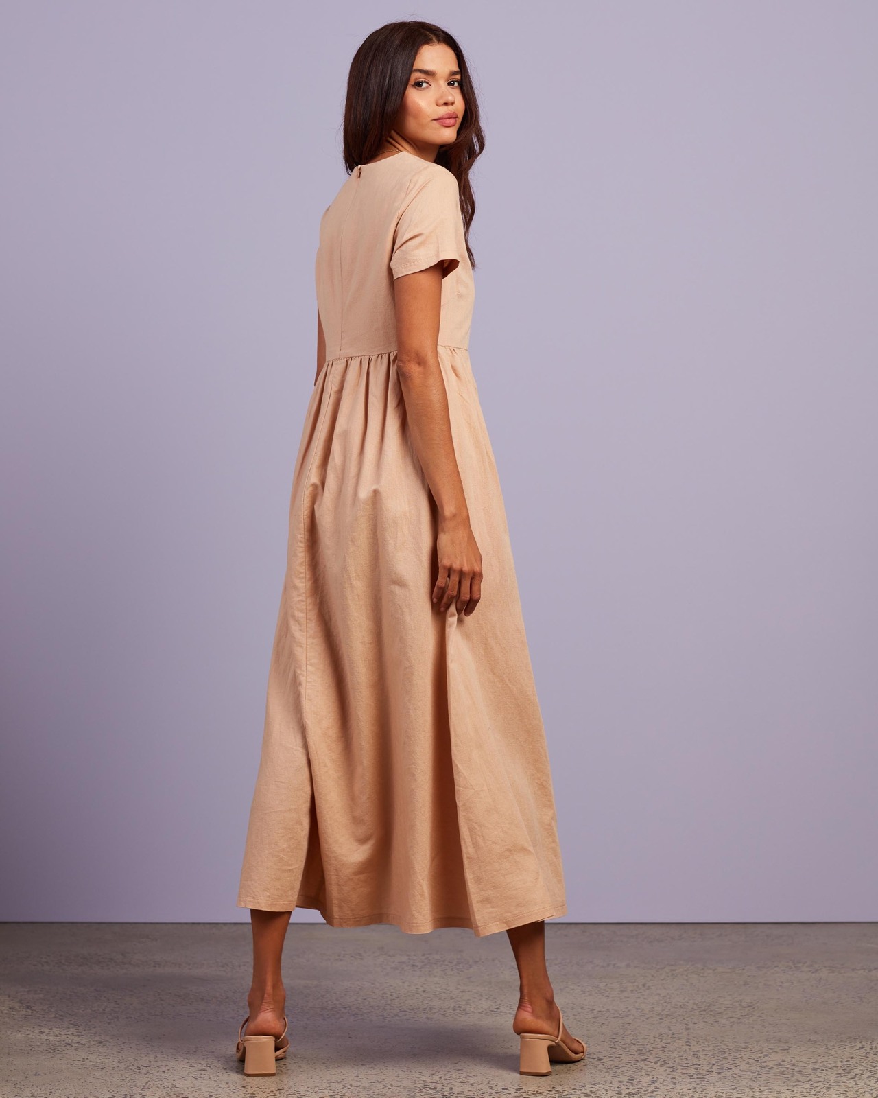 Claudia Linen Maxi Dress