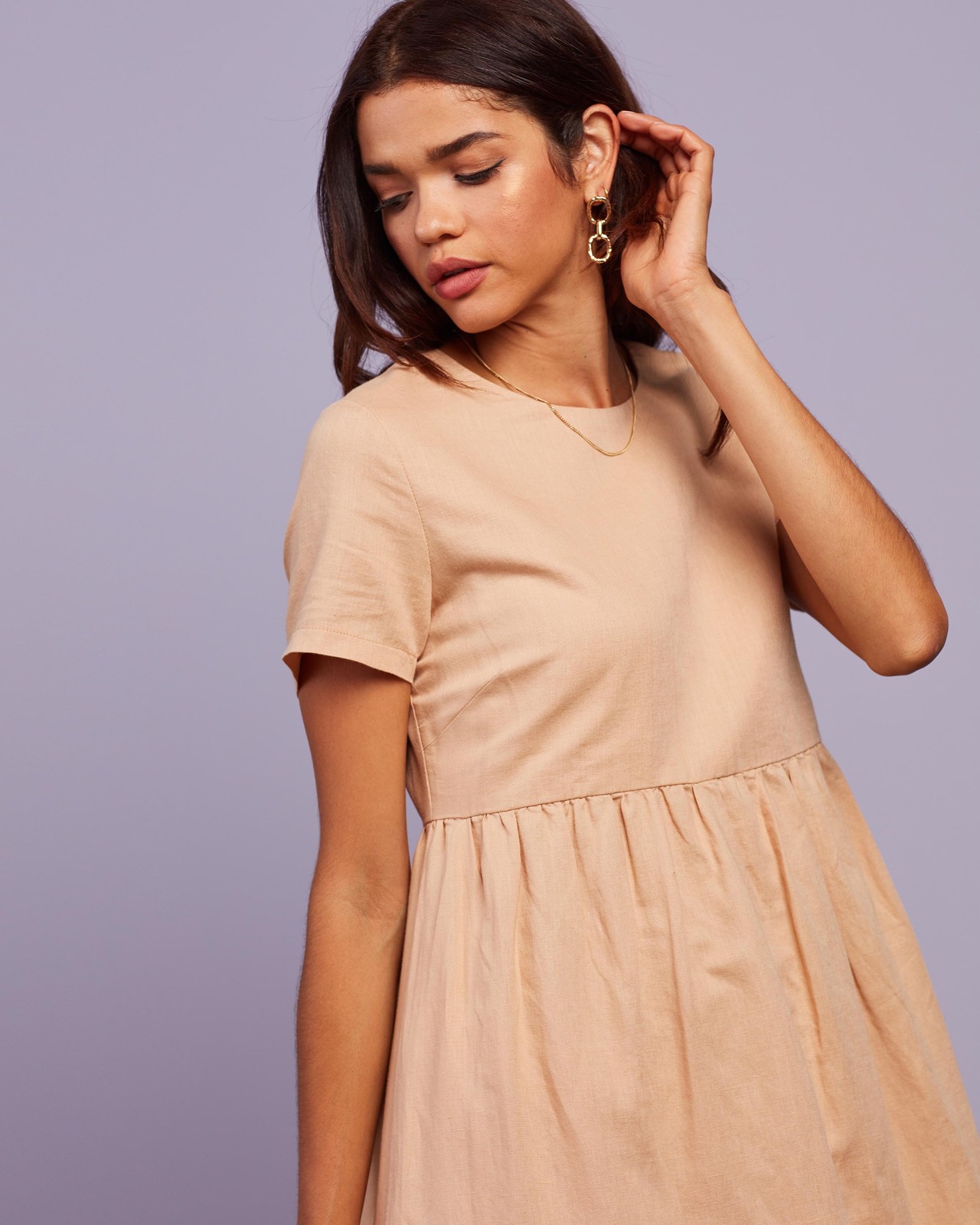 Claudia Linen Maxi Dress