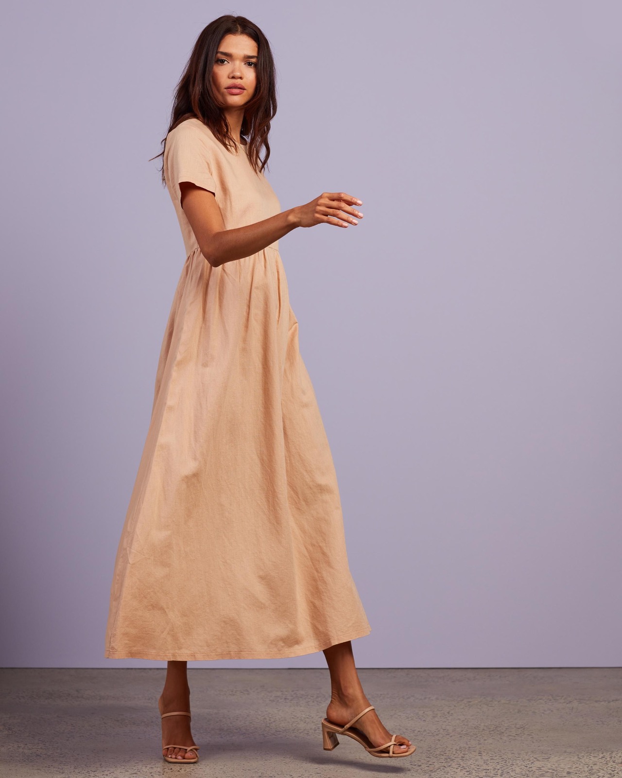 Claudia Linen Maxi Dress