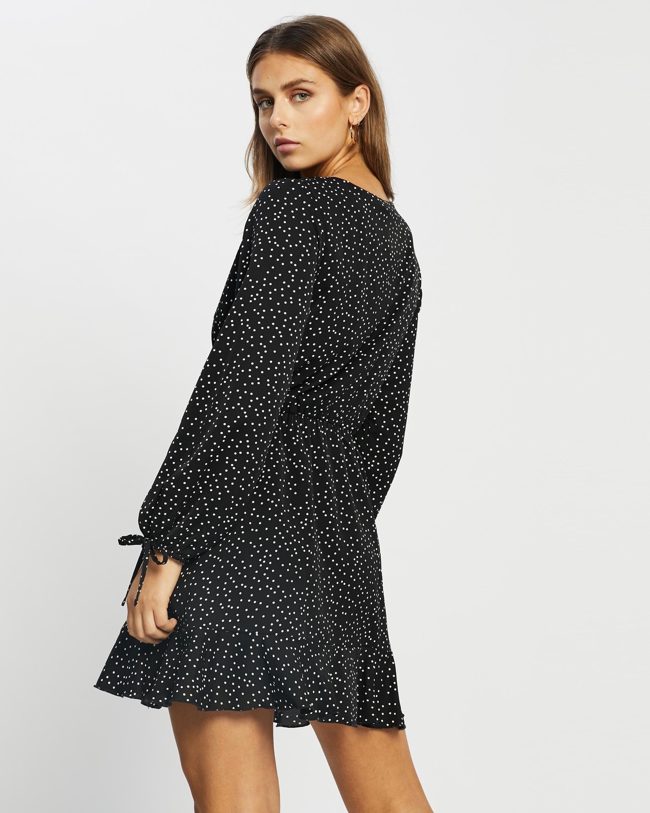 Suzy Tie Sleeve Mini Dress