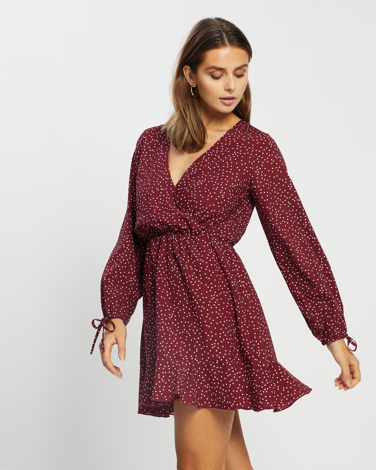 Suzy Tie Sleeve Mini Dress