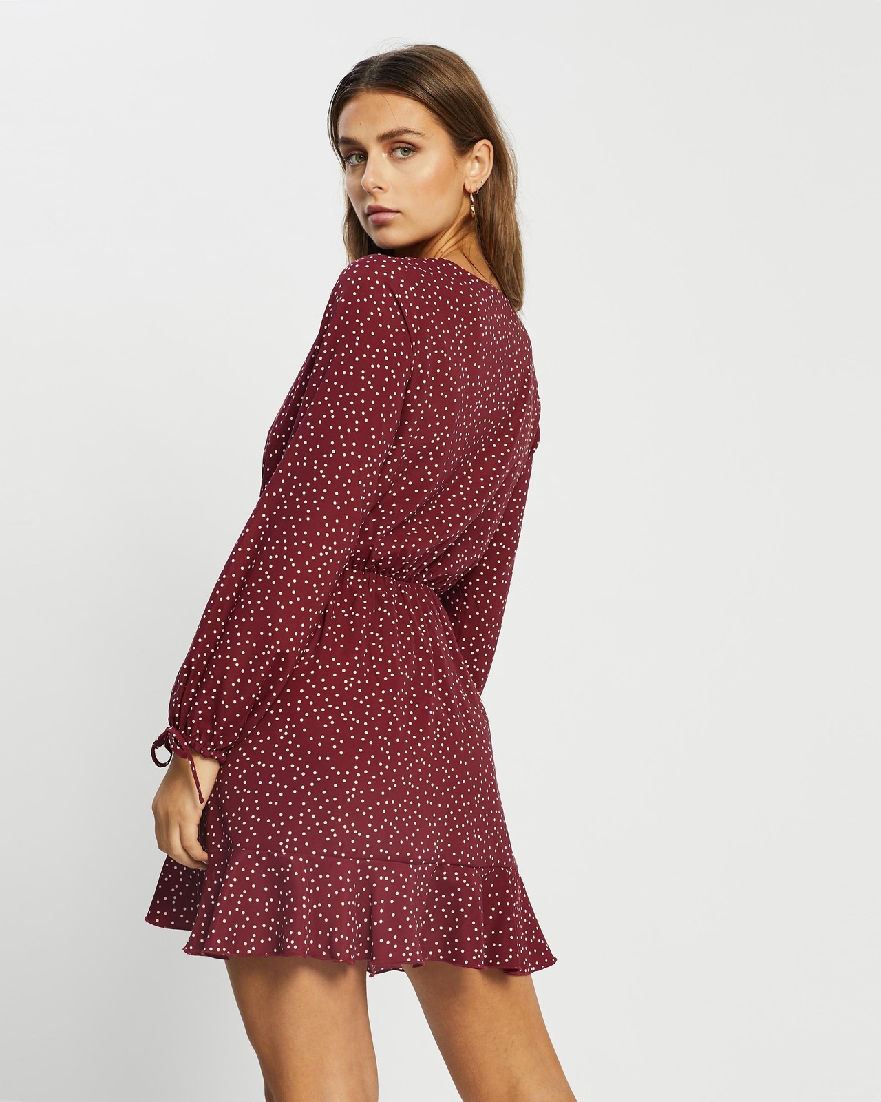 Suzy Tie Sleeve Mini Dress