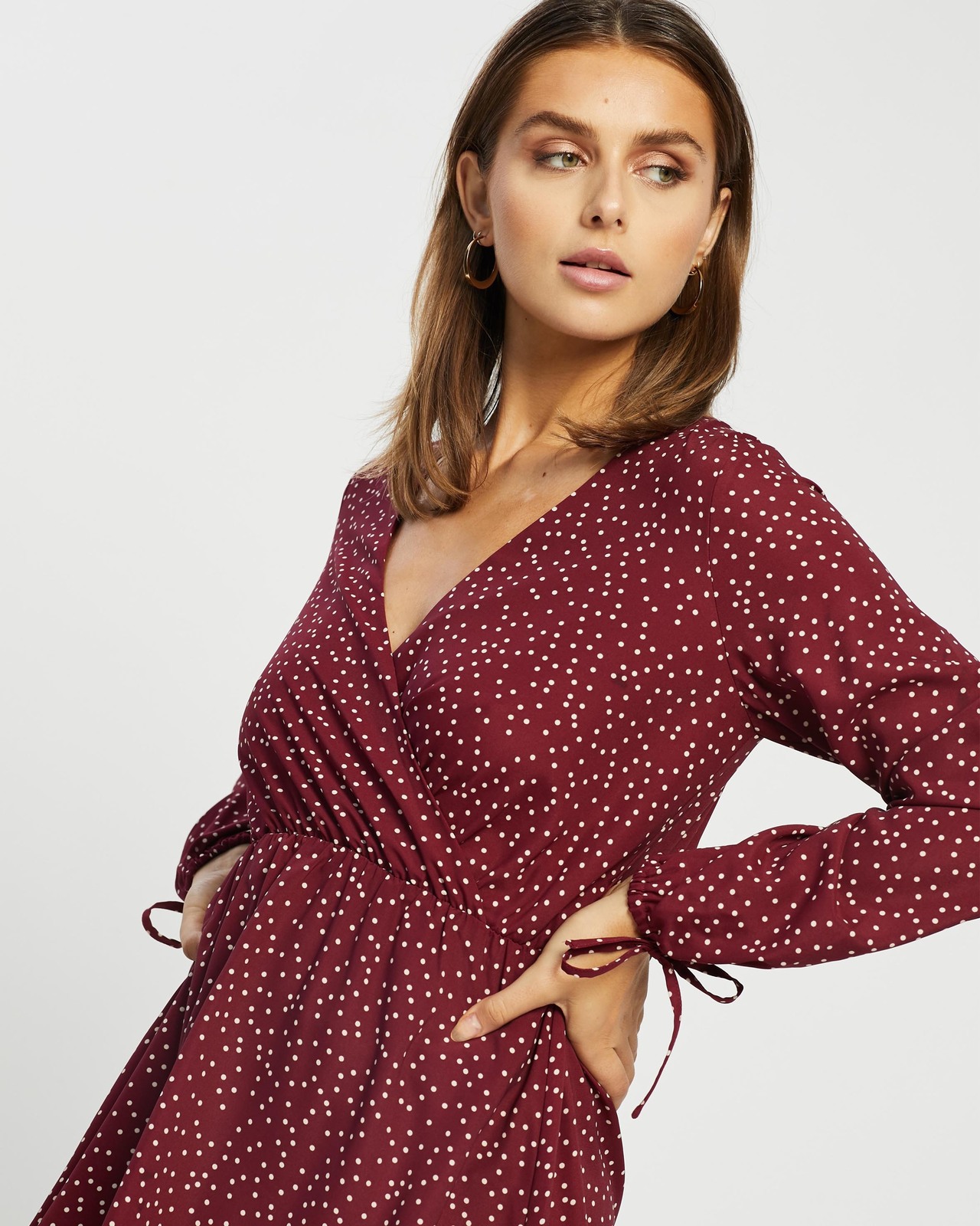 Suzy Tie Sleeve Mini Dress