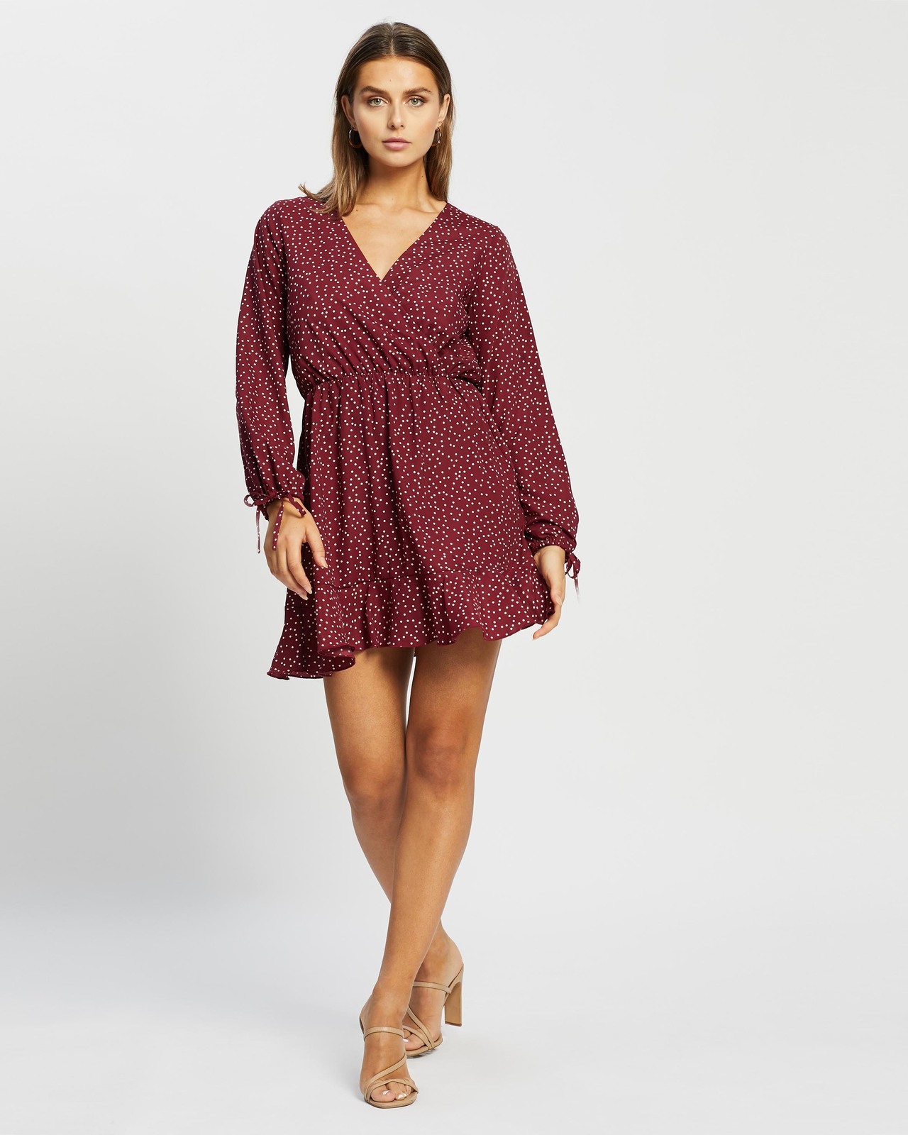 Suzy Tie Sleeve Mini Dress