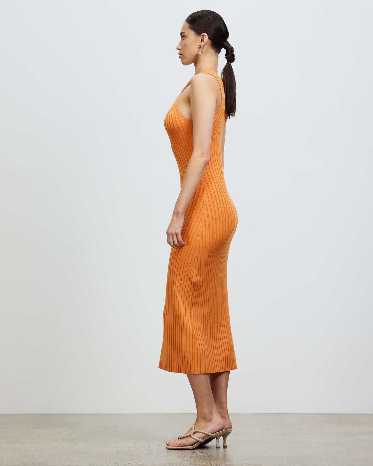 Dylan Plunge Midi Dress