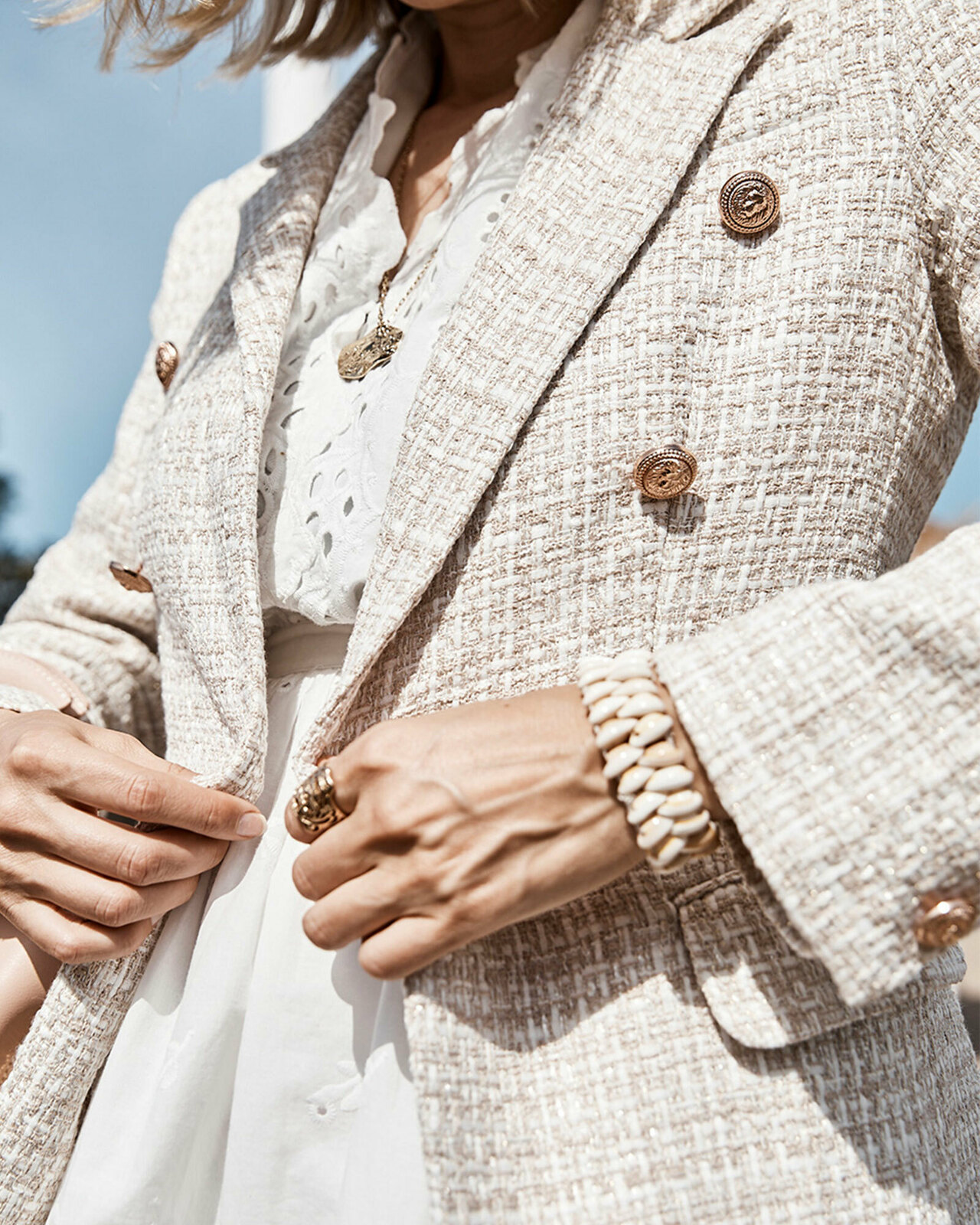 Princess Polly Tweed Blazer