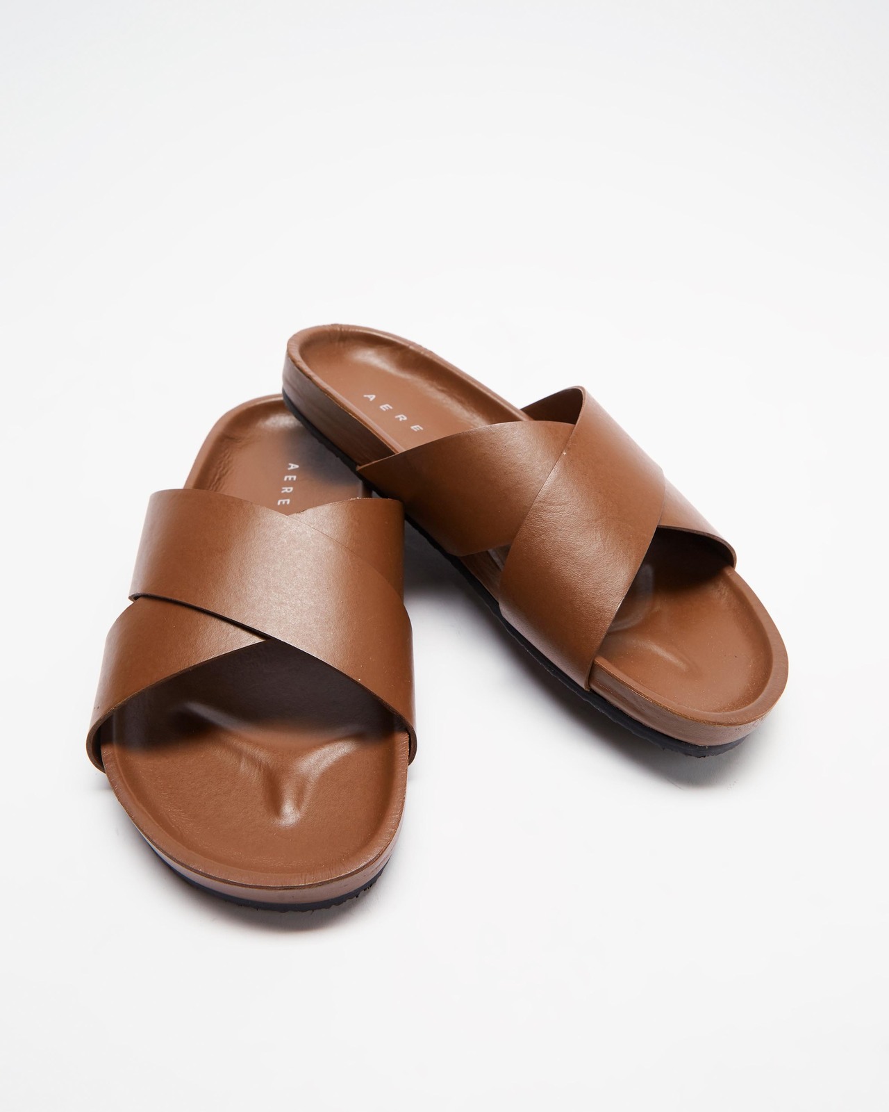 Brunswick Leather Slides
