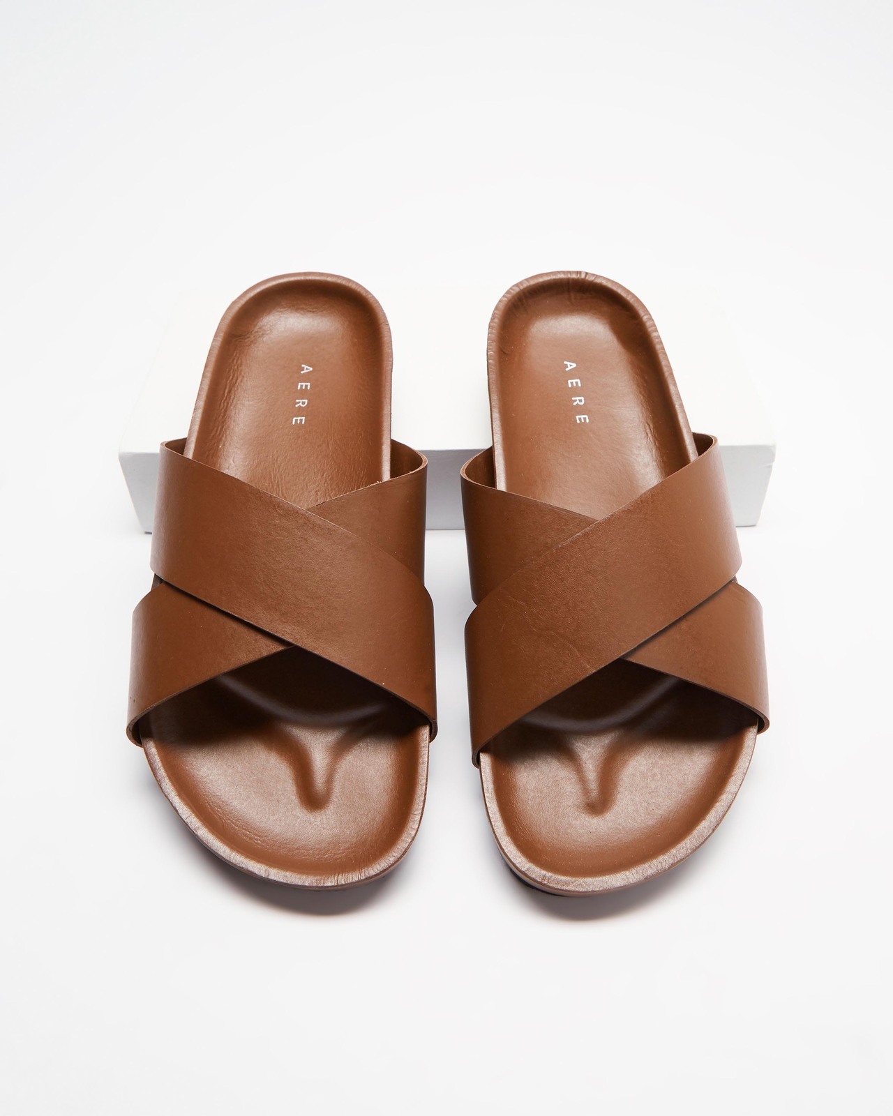 Brunswick Leather Slides