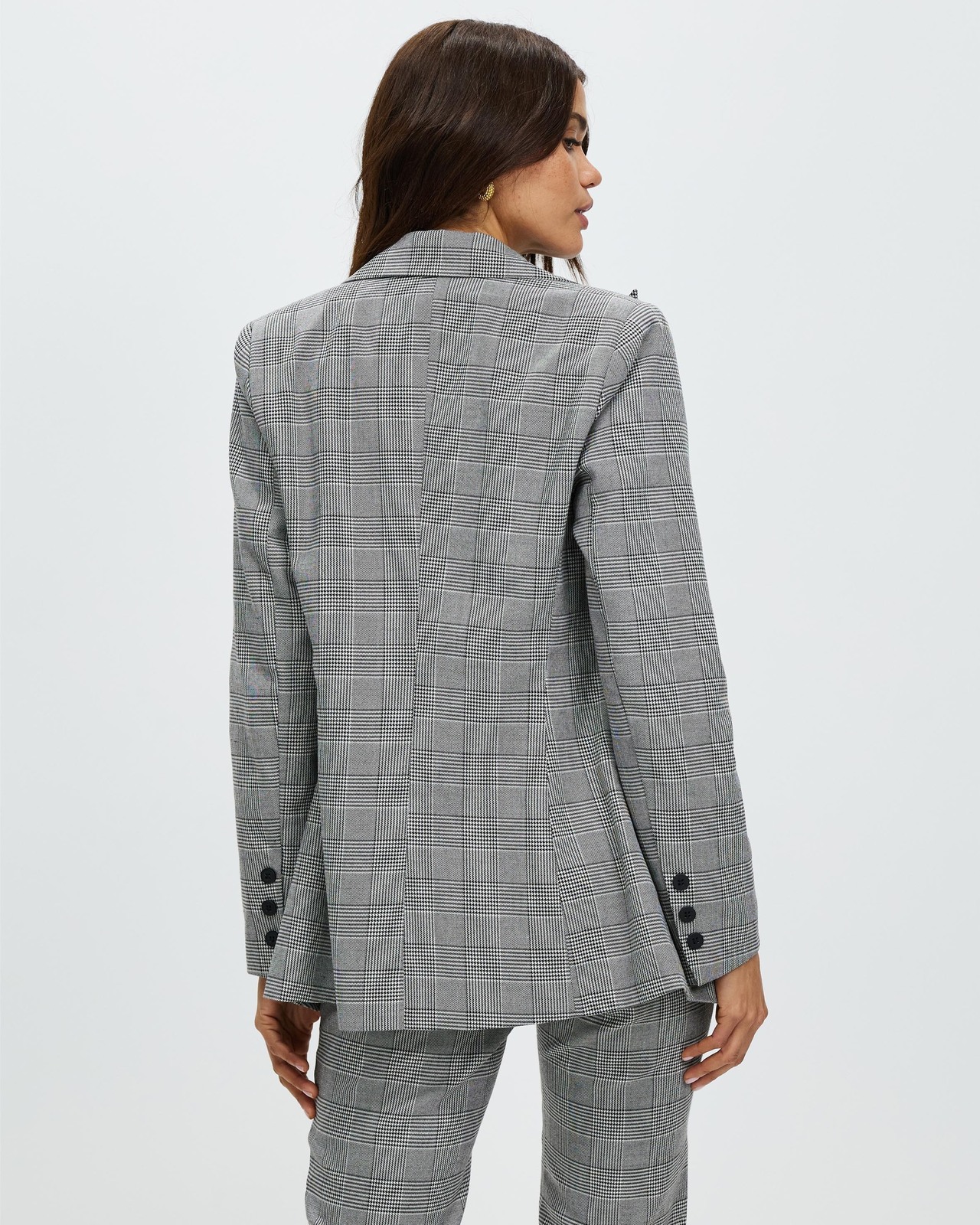 Carlie Check Blazer