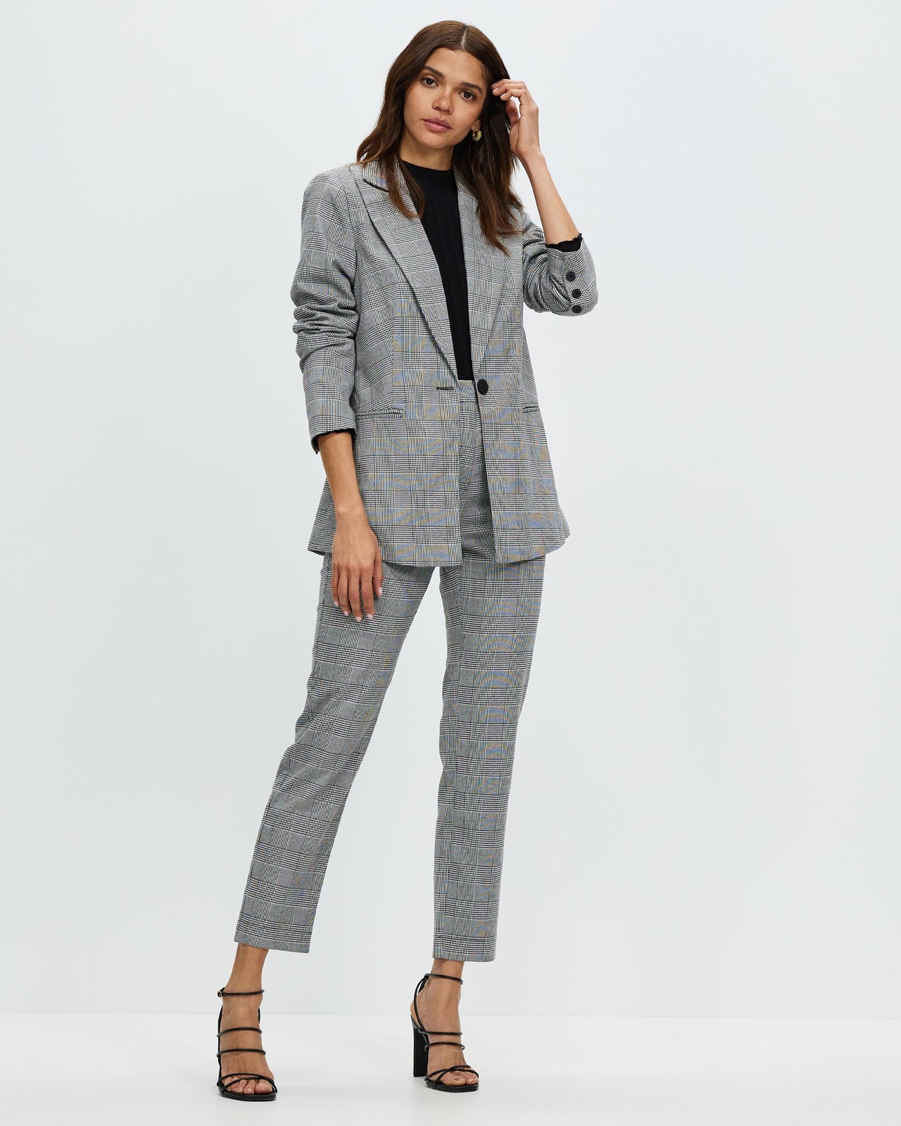 Carlie Check Blazer