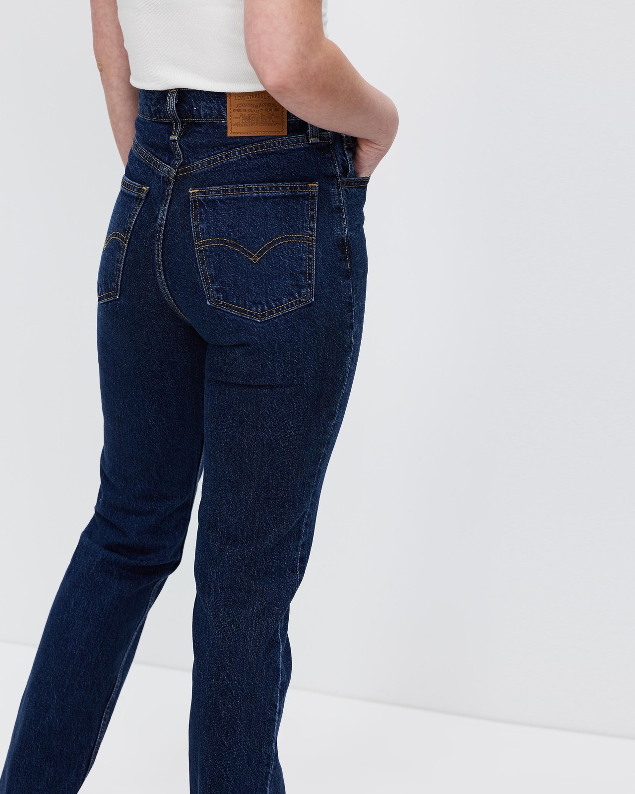70s High Straight Jeans