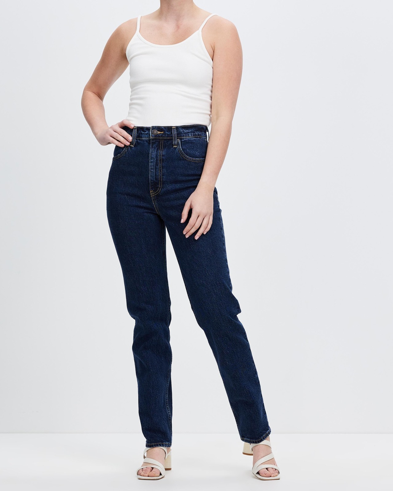 70s High Straight Jeans