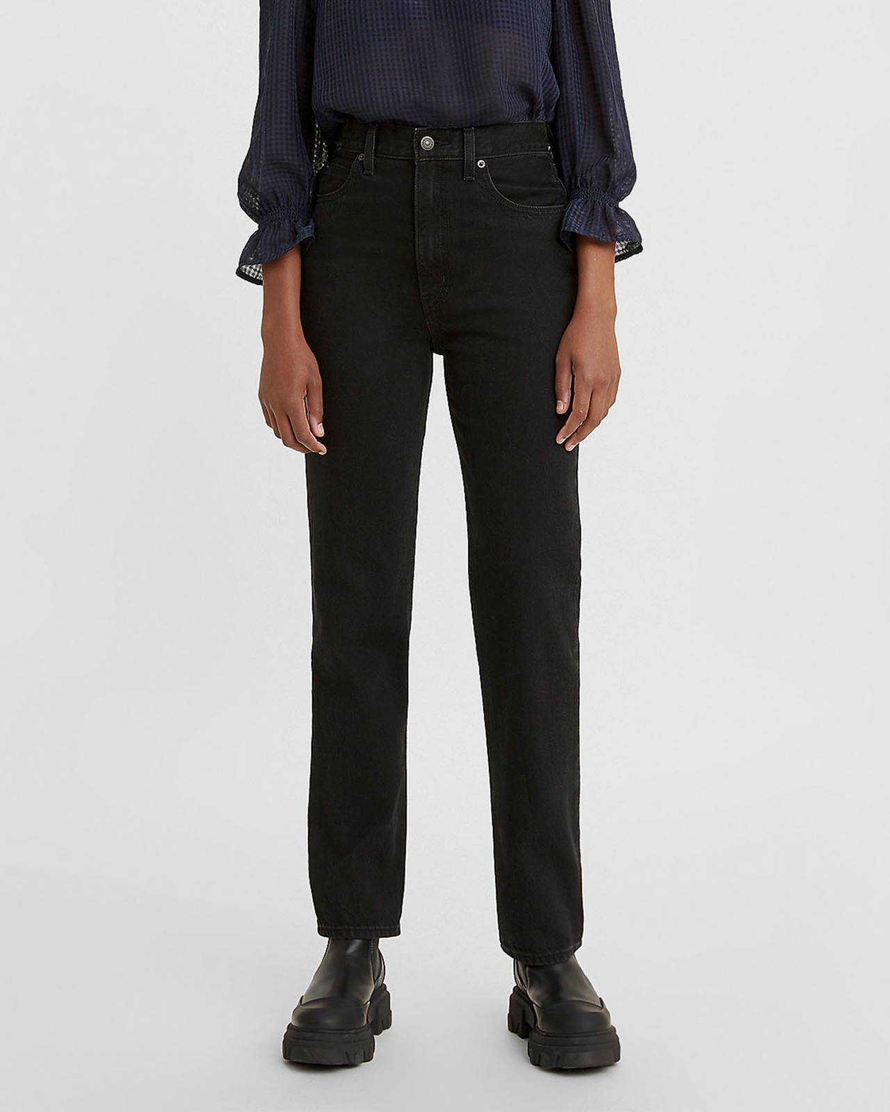 70s High Straight Jeans