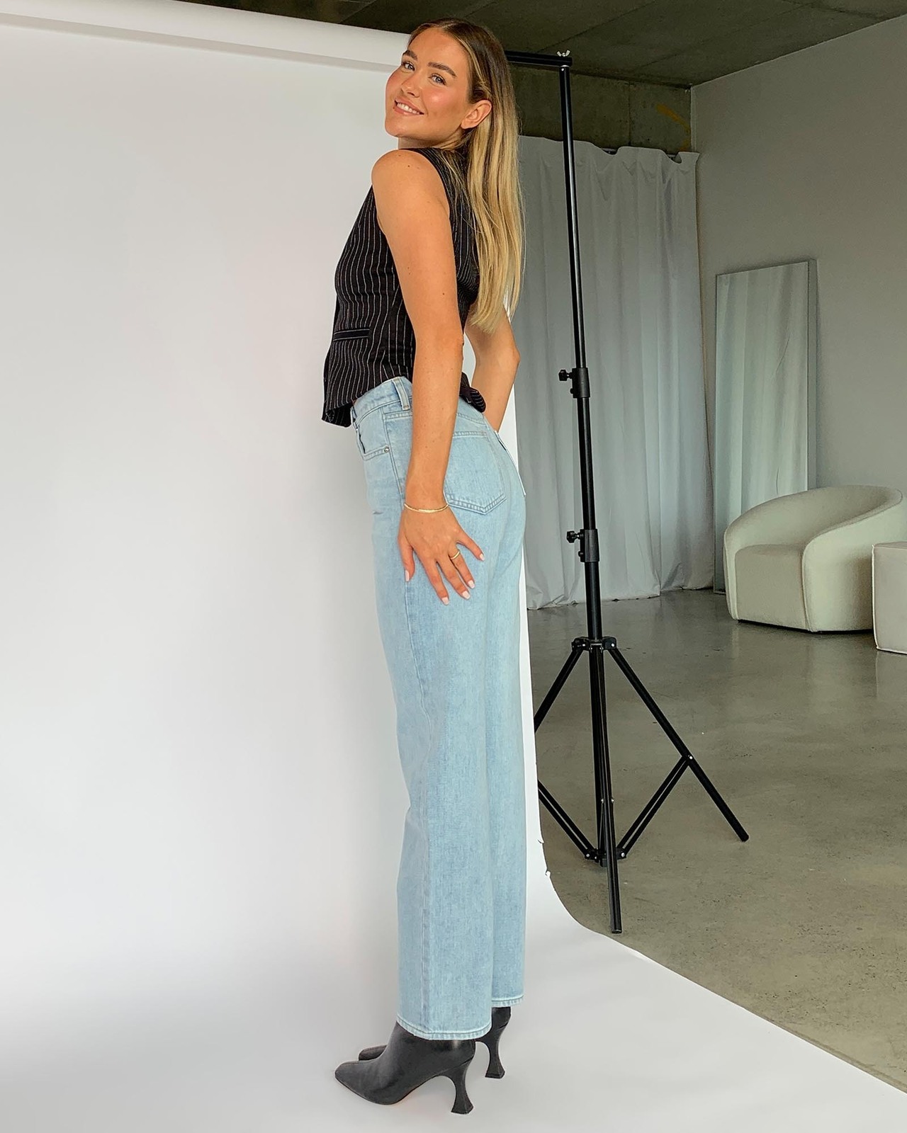Kate High Rise Straight Jeans