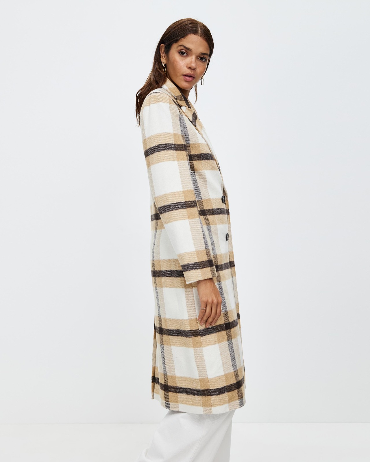 Luca Wool Blend Longline Coat