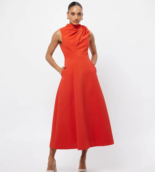 cosmic maxi dress MOSSMAN Cosmic Maxi dress Chilli