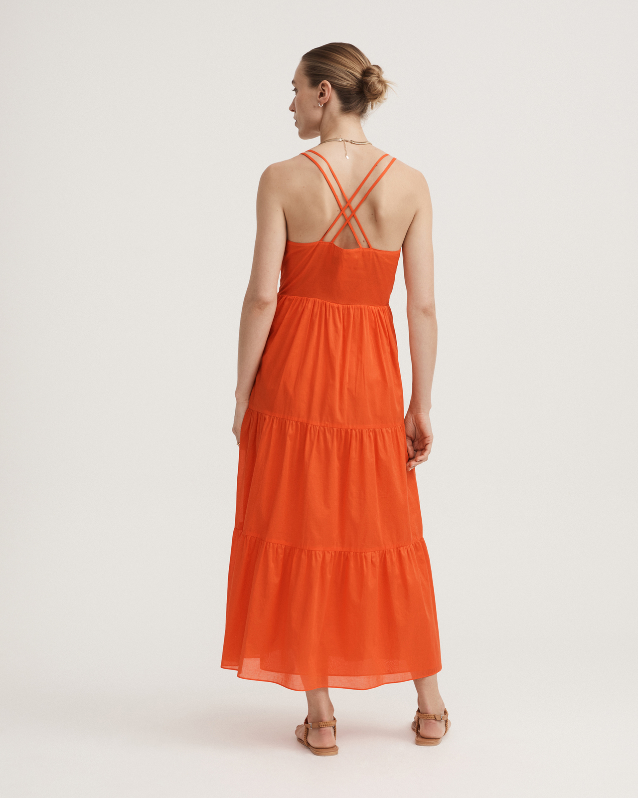 Cotton Tier Maxi Dress