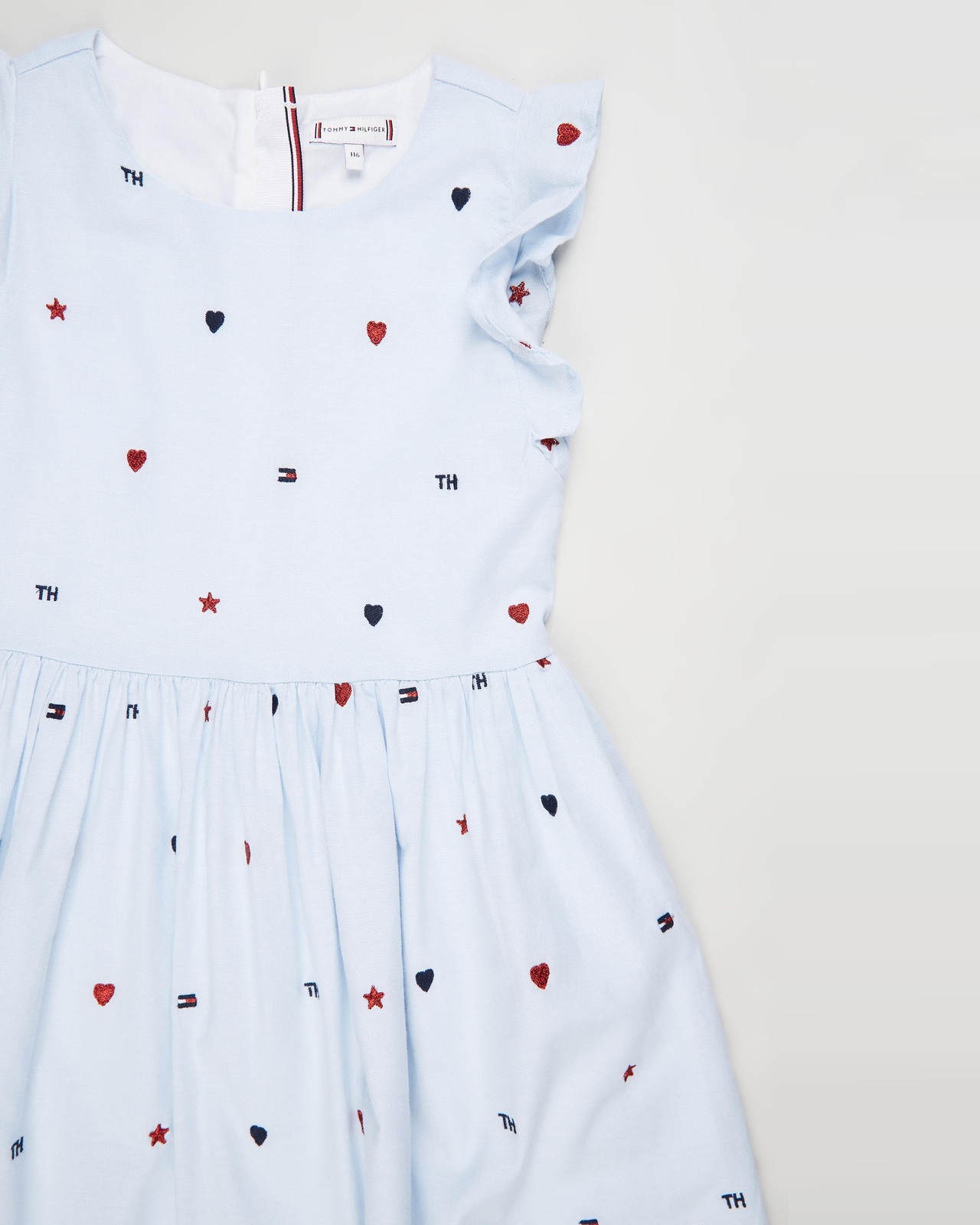 Embroidered Critter SS Dress - Kids