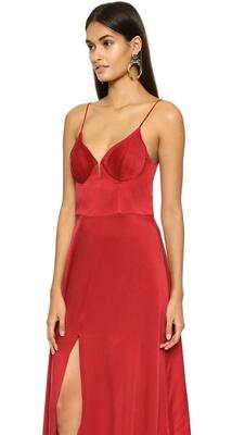 zimmermann red silk dress zimmermann wavelength midi dress Zimmermann