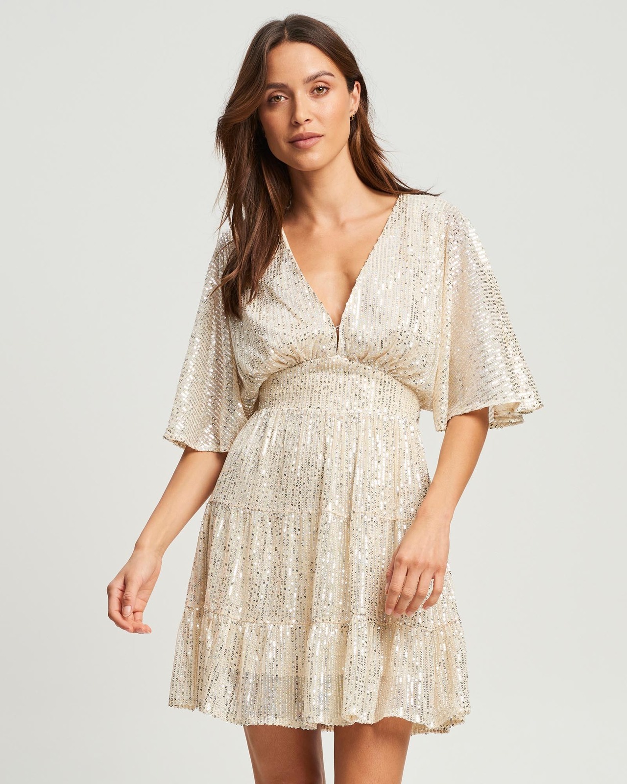 knee length dresses for ladies Susie Mini Wrap Dress  This is Unfolded