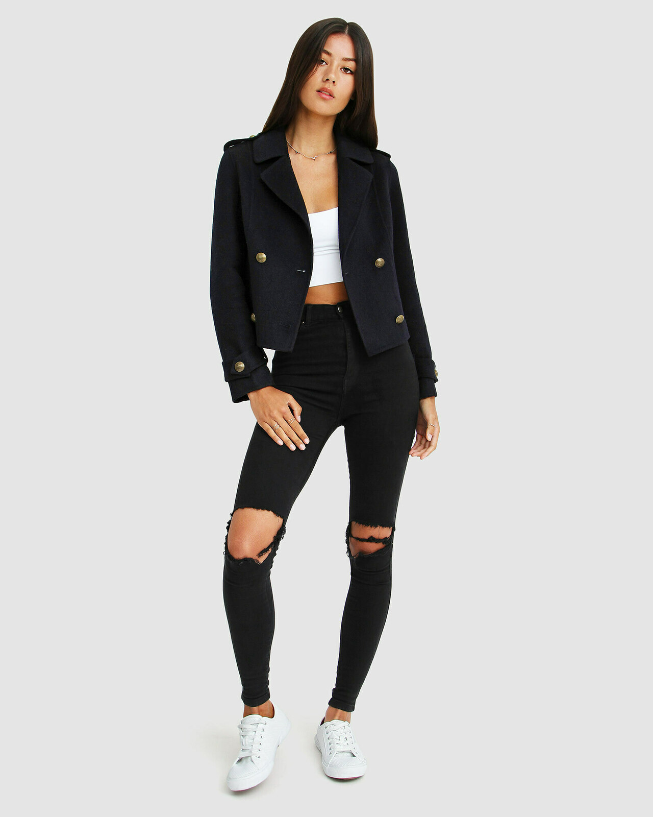 Better Off Military Peacoat