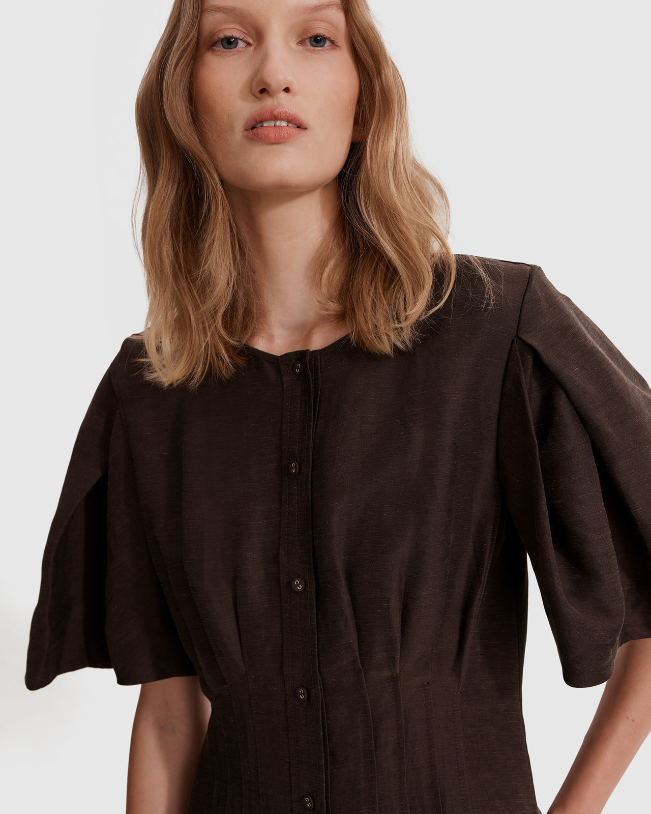 Country Road Dart Detail Mini Dress