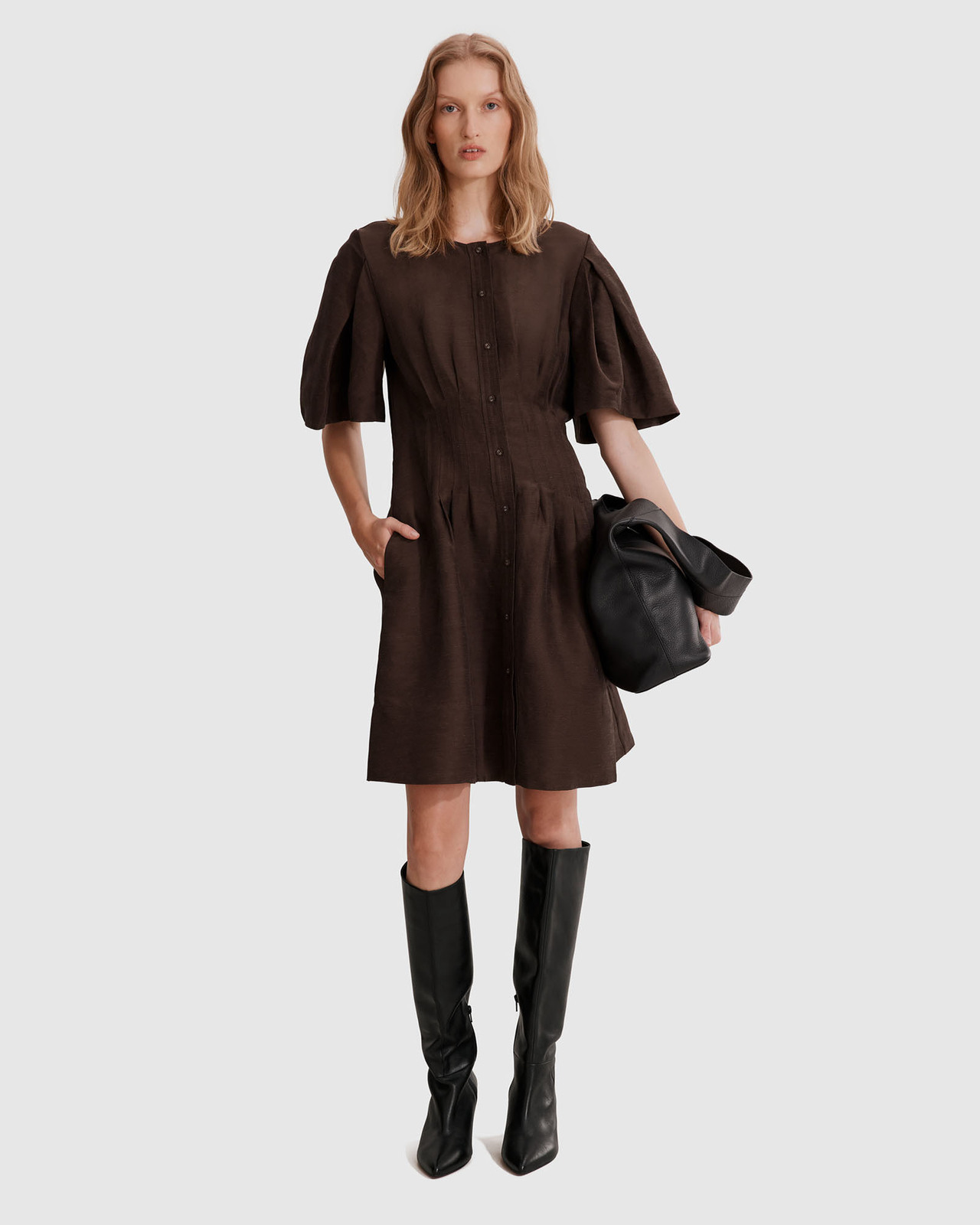 Country Road Dart Detail Mini Dress - AirRobe