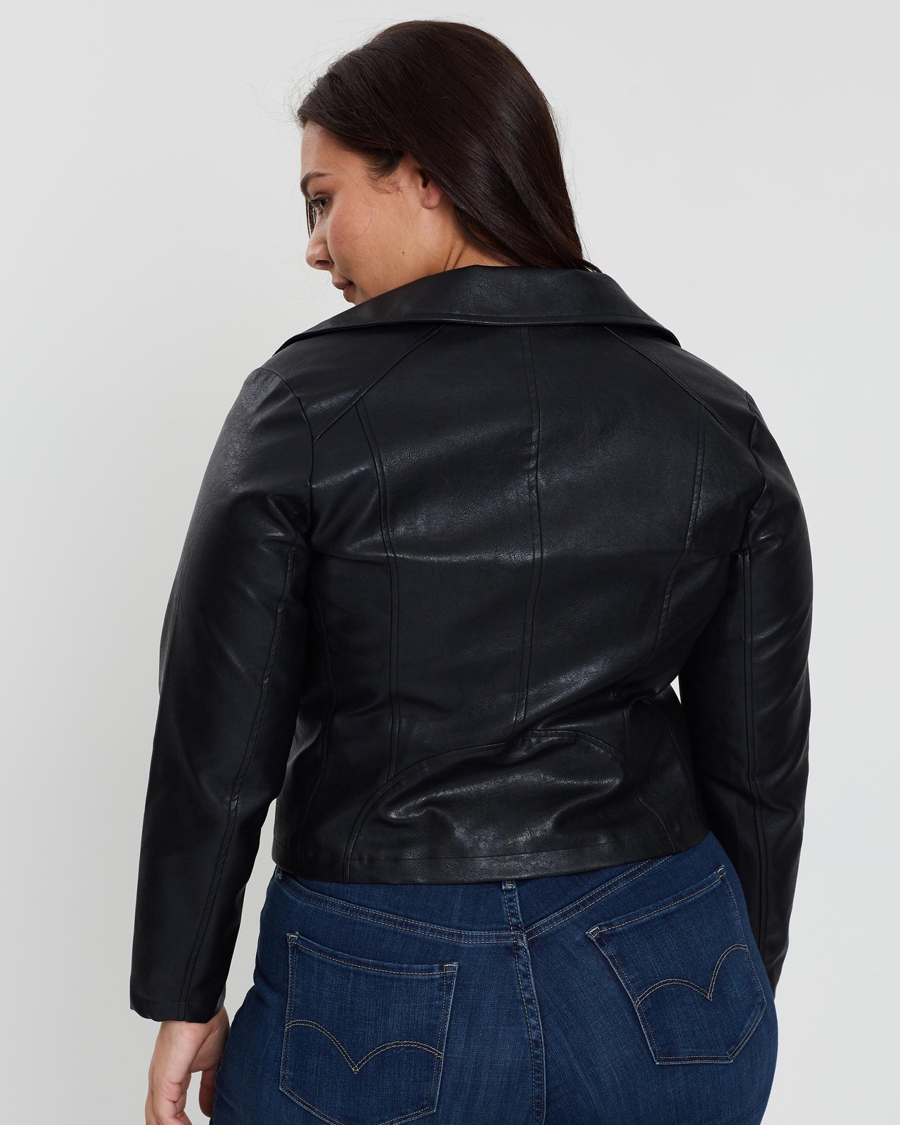Harper PU Biker Jacket