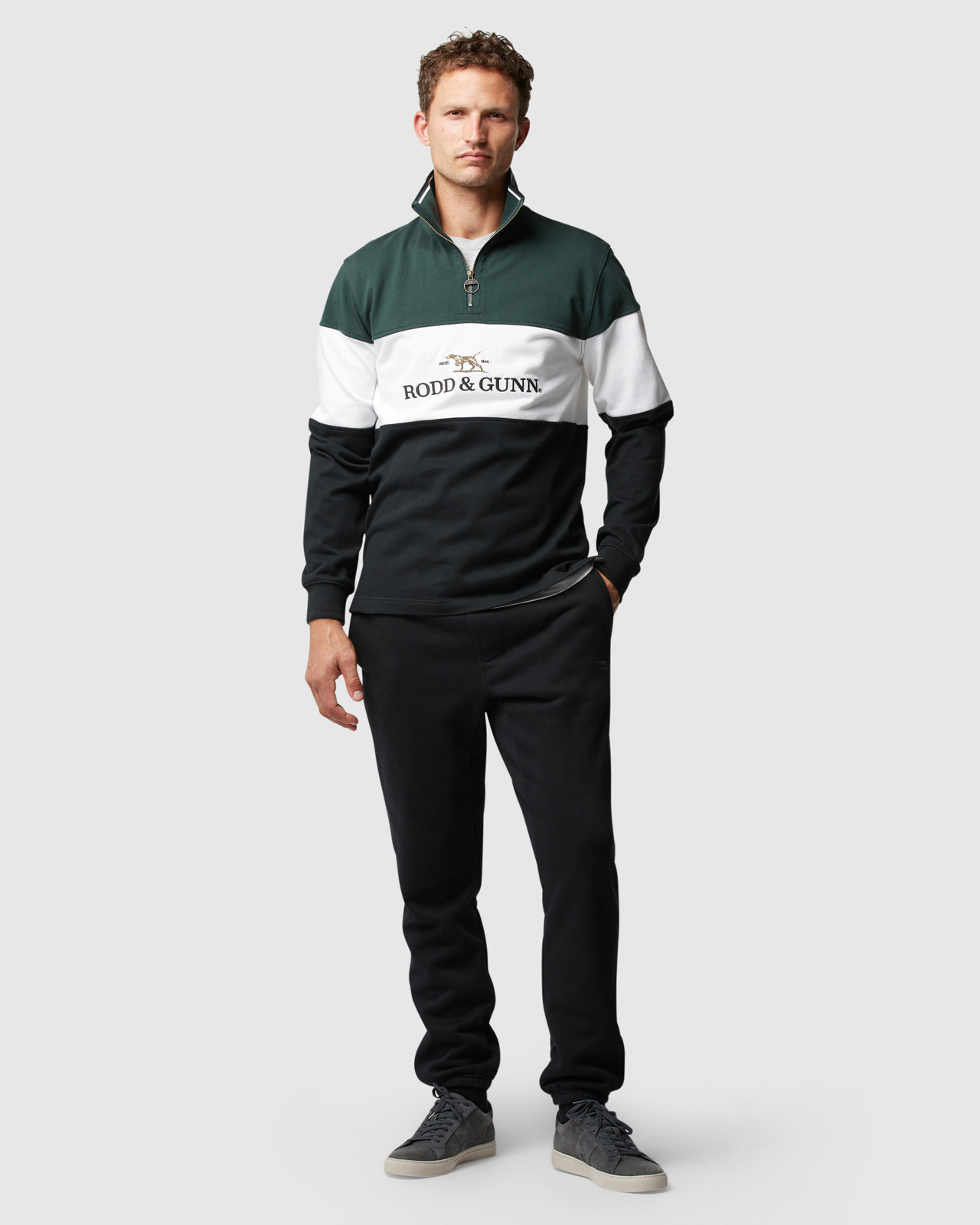 Rodd Gunn Foresters Peak Sweat In Blue For Men Lyst, 54% OFF