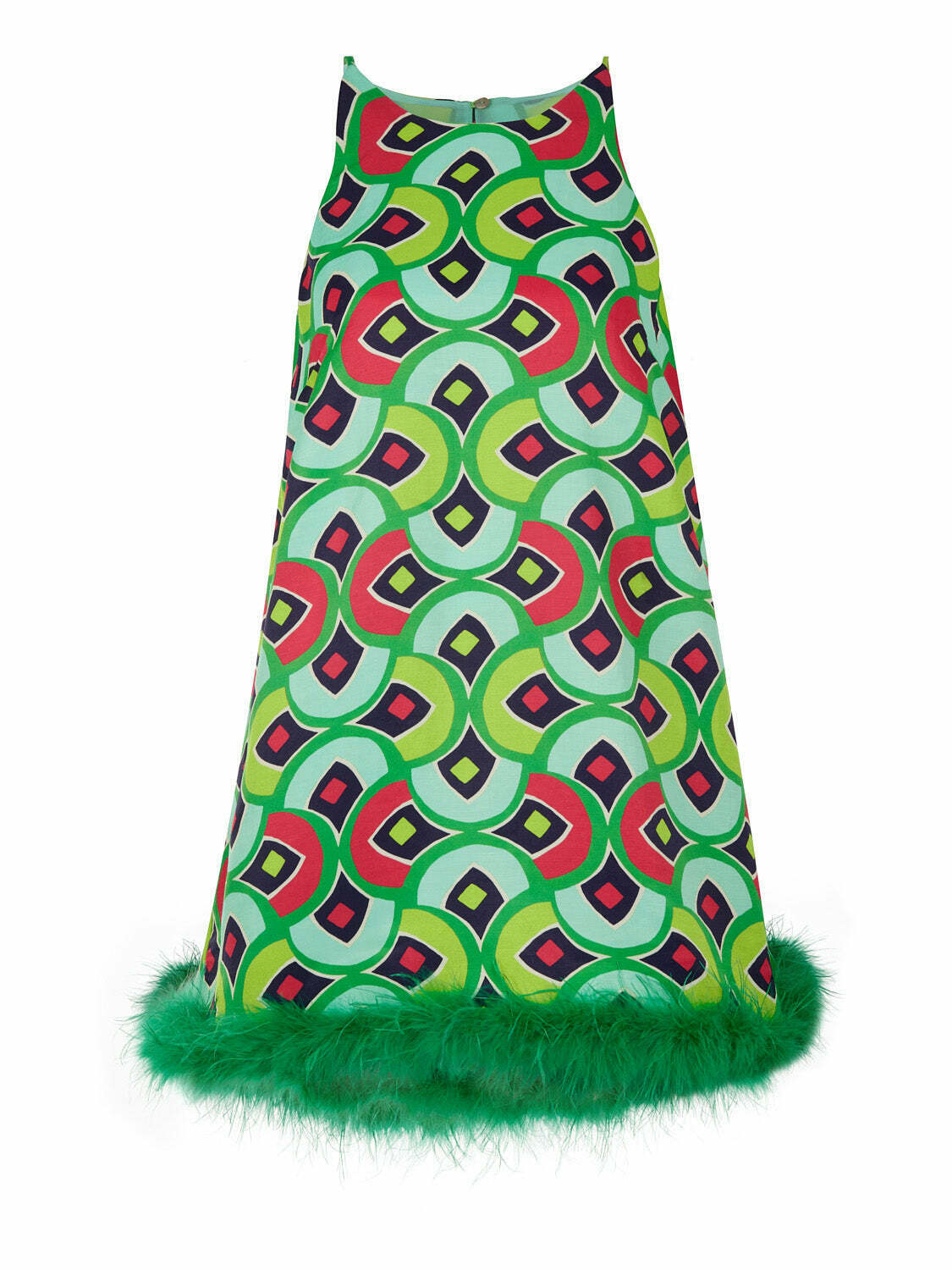 Nocturne Feather Boa Mini Dress - AirRobe