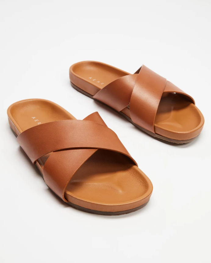 Brunswick Leather Slides - Men's