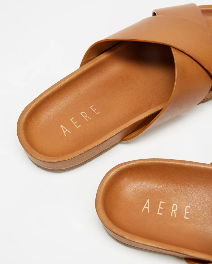 Brunswick Leather Slides - Men's