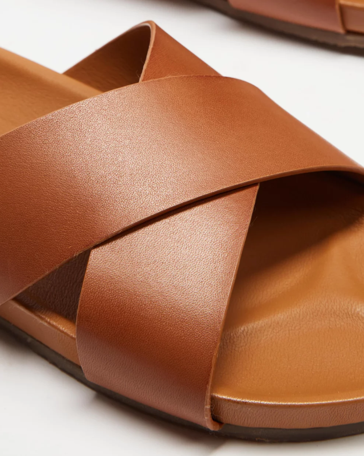 Brunswick Leather Slides - Men's
