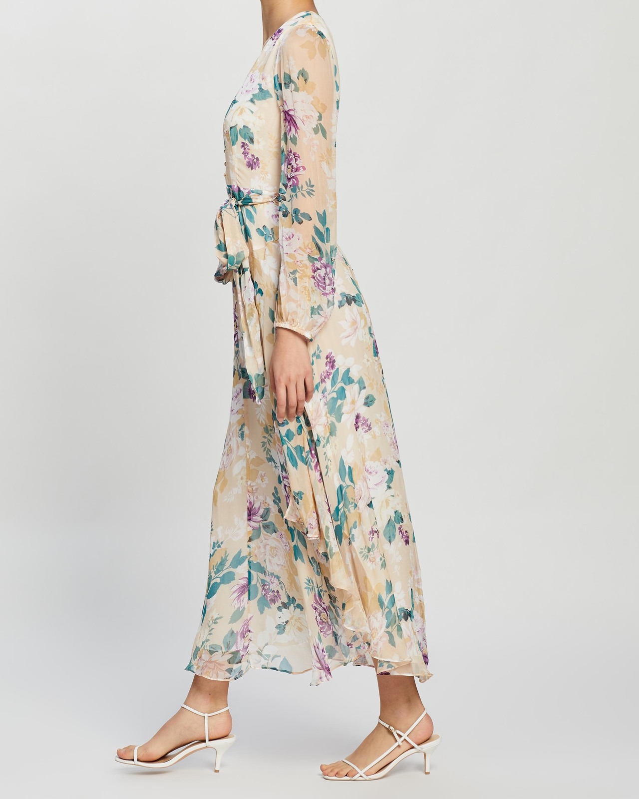 Donatella Long Sleeve Midi Dress