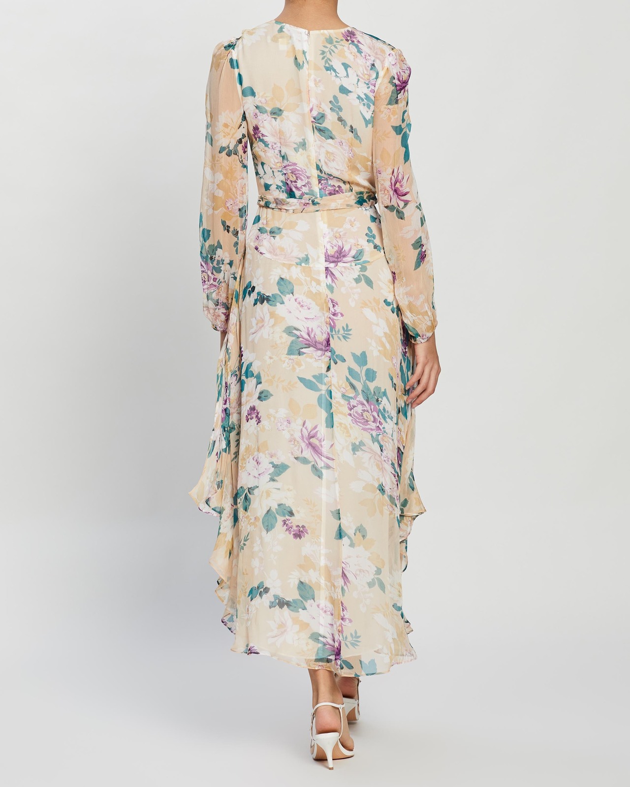 Donatella Long Sleeve Midi Dress