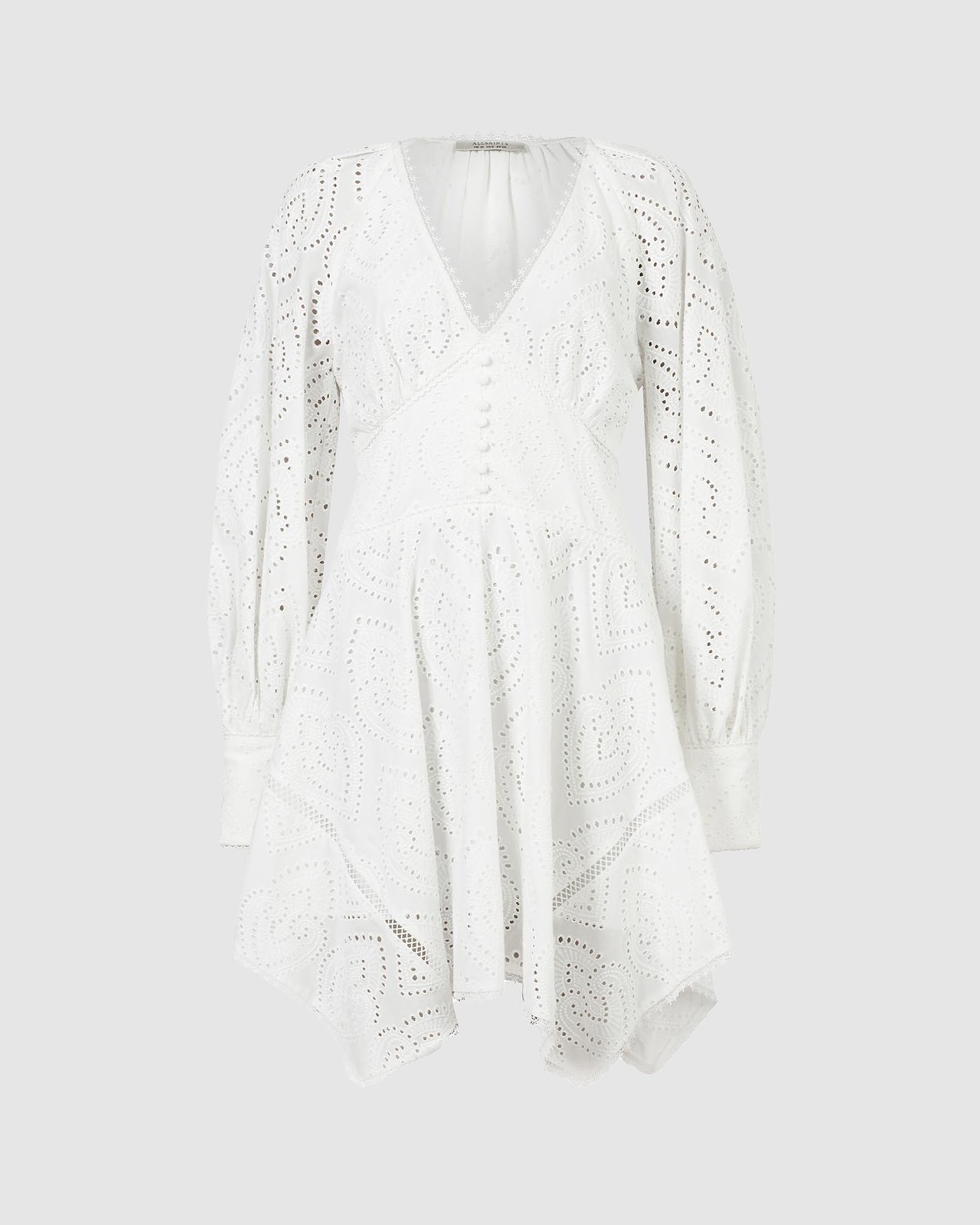 sachin and babi light blue dress Allsaints luci dress in snow white