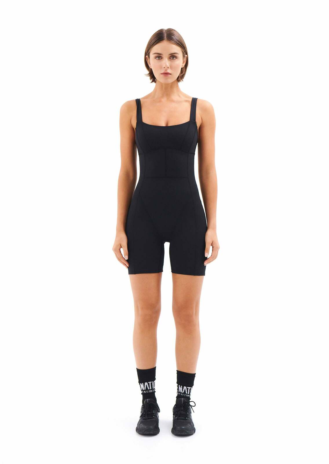 P.E Nation RECALIBRATE ONE PIECE IN BLACK - AirRobe